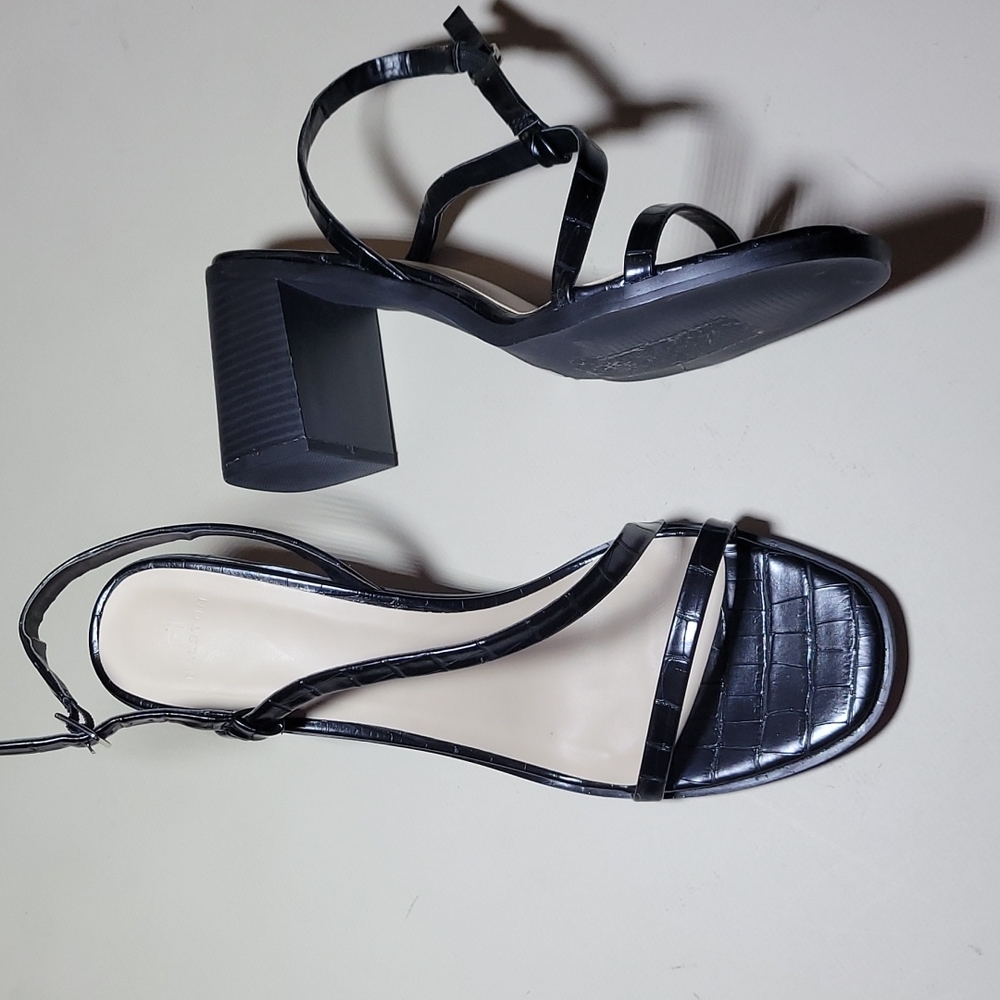H by Halston Sandal Block Heel Size 11